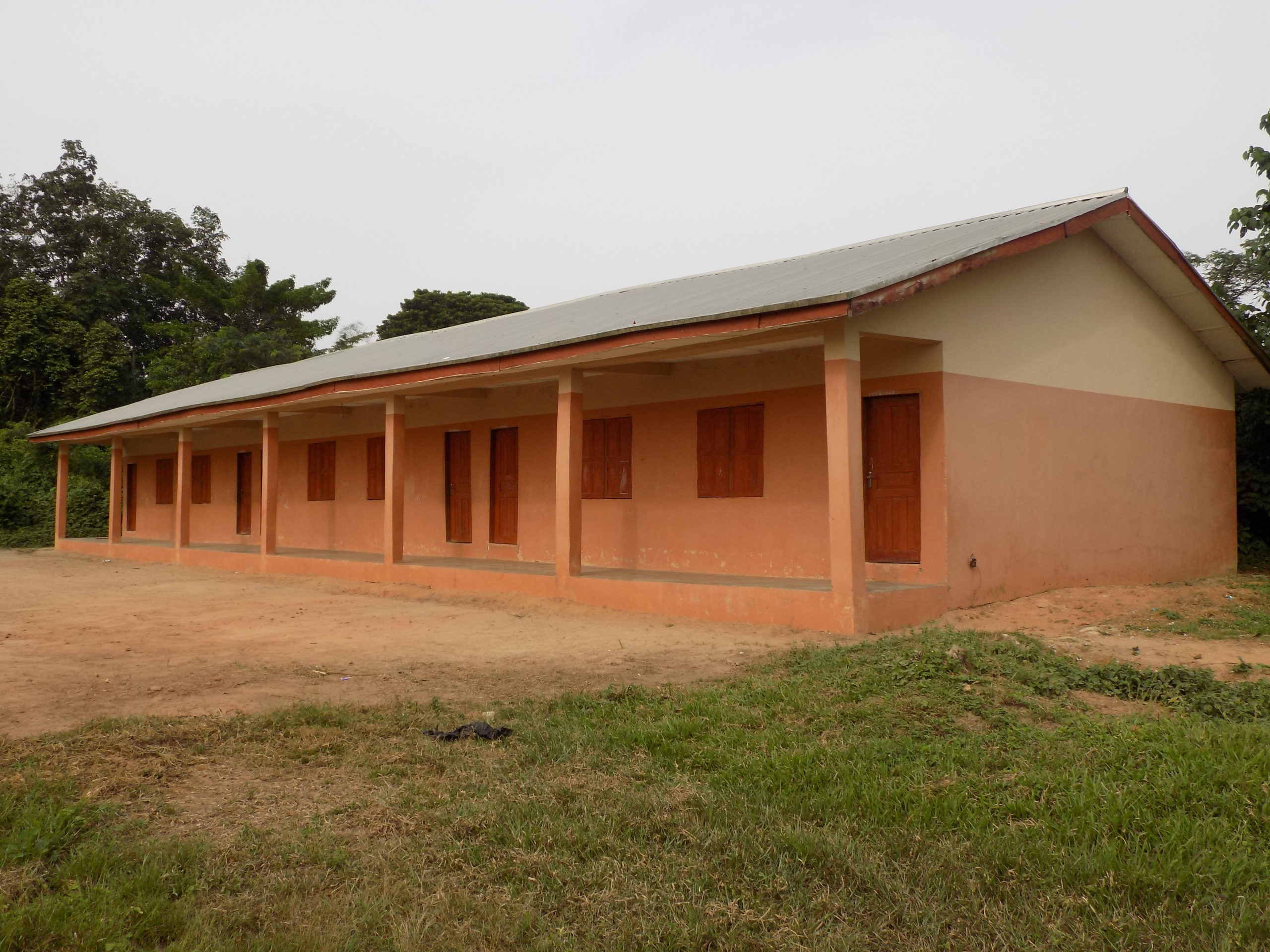 Block of 3 Class room at Gbele Uba