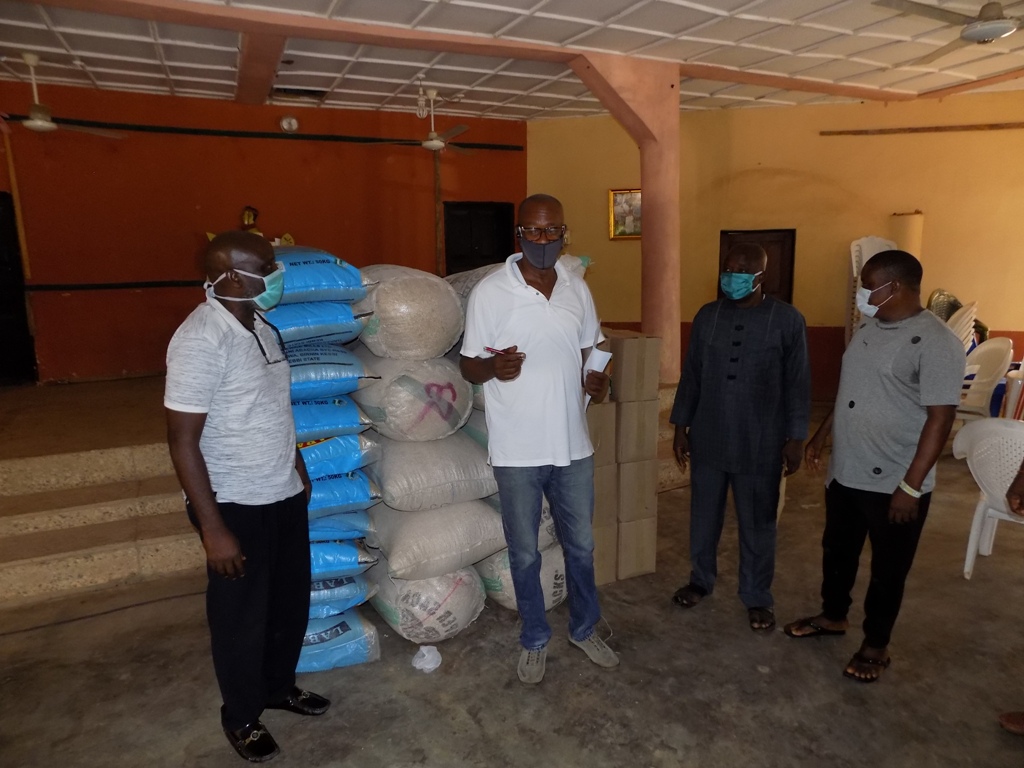 Covid_Donation of rice